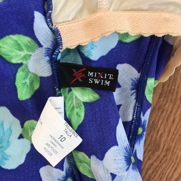 80s vintage hi-waist tankini - Picture 4 of 11